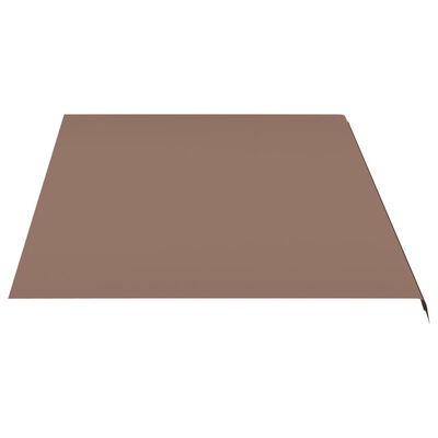 vidaXL Tessuto di Ricambio per Tenda da Sole Marrone 5x3 m