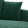 vidaXL Poltrona Verde Scuro 60 cm Velluto