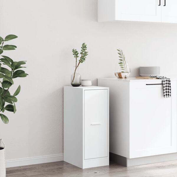 vidaXL Mobiletto da Farmacia Bianco 30x41x77,5 cm Legno Agglomerato