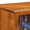 vidaXL Credenza Multicolore 50x35x60 in Legno Massello di Acacia