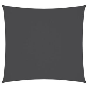 vidaXL Vela Parasole in Tela Oxford Quadrata 6x6 m Antracite