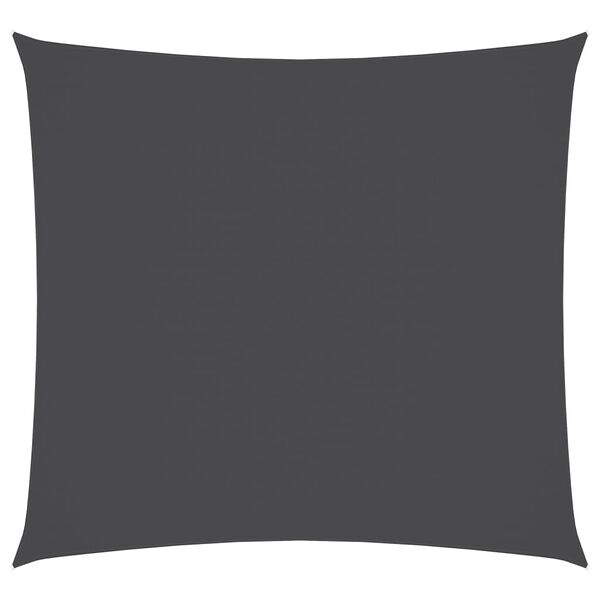 vidaXL Vela Parasole in Tela Oxford Quadrata 6x6 m Antracite