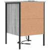 vidaXL Armadio da Notte 2 pcs Grigio Sonoma 42 x 41 x 61 cm
