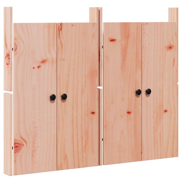 vidaXL Porta da cucina MEPPEL 2 pcs Marrone 50 x 9 x 82 cm