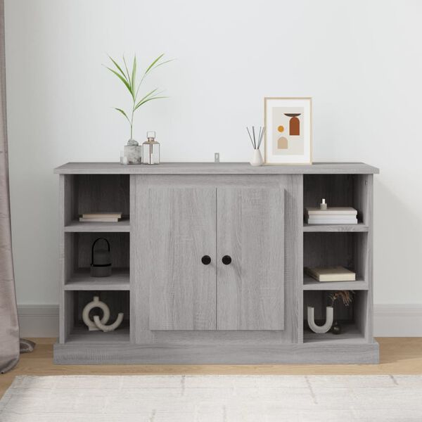 vidaXL Credenza Grigio Sonoma 100x35,5x60 cm in Legno Multistrato