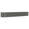 vidaXL Letto Giardino Acciaio Verniciato a Polvere 507x100x68cm Grigio