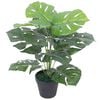 vidaXL Monstera Artificiale con Vaso 45 cm Verde