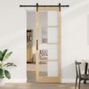 vidaXL Porta scorrevole ORKDAL Naturale 78 x 232 cm