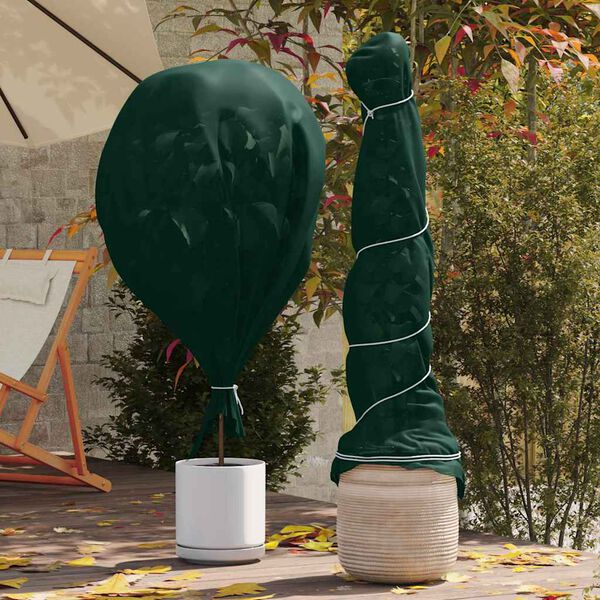 vidaXL Fleece per Piante di Protezione dal Gelo Verde 20 x 3,2 m