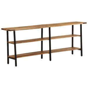 vidaXL Tavolo Consolle 180x35x70 cm in Legno Massello di Mango