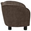 vidaXL Divano per Cani Marrone 66x43x40 cm in Peluche