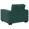 vidaXL Divano Sedia Verde Scuro 100x78x84 cm Velluto