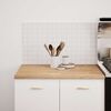 vidaXL Piano di Lavoro Cucina 80x63,5x2,7 cm Legno Massello Rovere