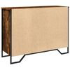 vidaXL Credenza Rovere Fumo 101x35,5x74,5 cm in Legno Multistrato