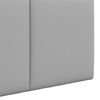 vidaXL Testata appesa Rigato Grigio Nuvola 210 x 55 x 5 cm Tessuto