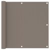 vidaXL Paravento da Balcone Talpa 90x600 cm Tessuto Oxford