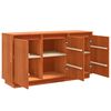 vidaXL Credenza Rovere Marrone 111 x 34 x 60 cm Pino massello
