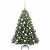 vidaXL Albero di Natale artificiale con 150 LED Verde 120 cm PE e PVC