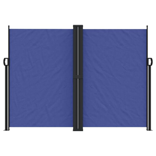 vidaXL Tenda da Sole Laterale Retrattile Blu 180x1000 cm