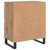 vidaXL Credenza 3 pcs Rovere artigianale 60 x 35 x 70 cm