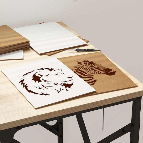 vidaXL Pannelli decorativi 12 pcs Bianco 21 x 30 x 0,27 cm