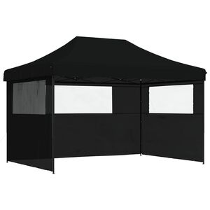 vidaXL Tenda Party Nero 279 x 410 x 315 cm Tessuto Oxford