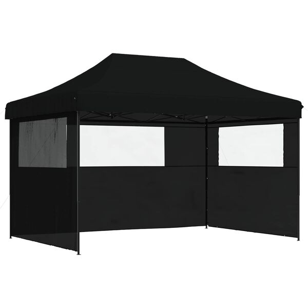 vidaXL Tenda Party Nero 279 x 410 x 315 cm Tessuto Oxford