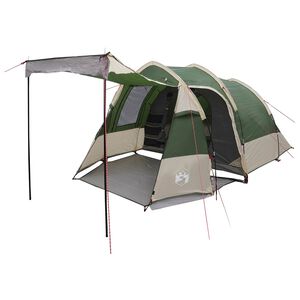 vidaXL Tenda a tunnel Verde 390 x 215 x 152 cm