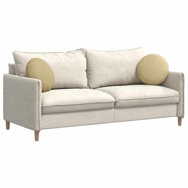 vidaXL Cuscini per Seduta 2 pcs Grigio Verde &Oslash; 40 cm Tessuto in Cords