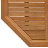 vidaXL Piano per Tavolo 90x90x2,5 cm Ottagonale Legno Massello di Teak