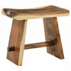 vidaXL Panchina da doccia Naturale 50 x 30 x 44 cm