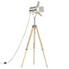 vidaXL Lampada da Terra a Treppiede Legno Massello di Mango 140 cm