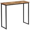 vidaXL Tavolo Consolle in Legno Massello di Teak 90x30x76 cm