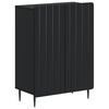vidaXL Mobiletto da Bagno ZWOLLE Nero 59,5 x 31 x 79,5 cm