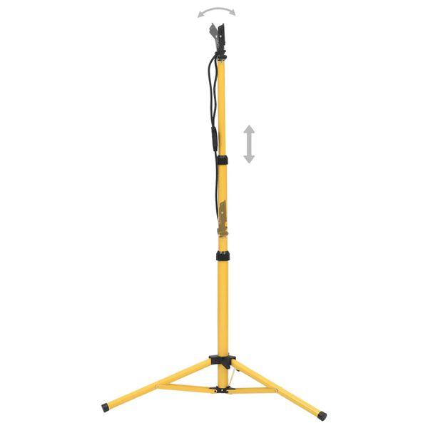 vidaXL Faretto a LED con Treppiede 2x10 W Bianco Freddo