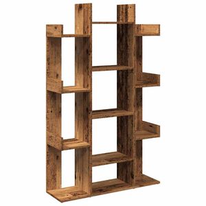 vidaXL Libreria Legno Antico 86x25,5x140 cm in Legno Multistrato