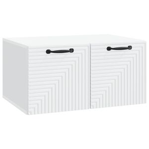 vidaXL Mobile Porta TV da Muro Bianco 59,5 x 41 x 30 cm