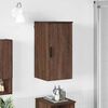 vidaXL Mobile da Bagno con porta Rovere Marrone 30 x 31,5 x 61 cm