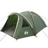 vidaXL Tenda a Cupola 4 persona 308 x 268 x 130 cm Verde taffet&agrave;