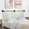 vidaXL Testata appesa Bianco 150 x 55 x 5 cm Pelle Sintetica