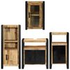 vidaXL Set di mobili per il bagno 4 pcs Legno di Mango Massello