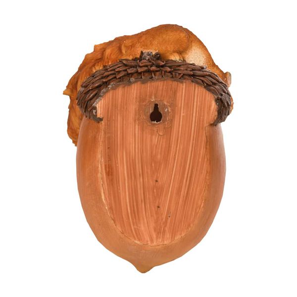 Esschert Design Mangiatoia a Ghianda con Scoiattolo 14,2x10,8x20,1 cm