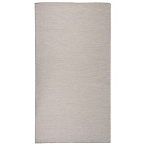 vidaXL Tappeto da Esterni a Tessitura Piatta 80x150 cm Grigio Chiaro