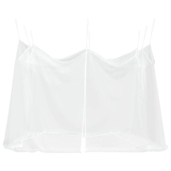 vidaXL Zanzariera per Esterni 220 Maglie Bianca 300x300x250 cm