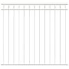 vidaXL Elemento Recinzione ASSEN 170 x 150 cm Acciaio Bianco