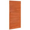 vidaXL Porta del fienile Legno Massello di Pino Marrone cerato