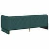 vidaXL Cornice del letto ad angolo Verde Scuro 80 x 200 cm Tessuto
