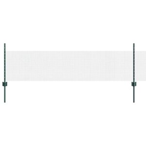 vidaXL Recinzione in rete saldata con pali 100 x 0,5 m Verde Rete