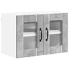 vidaXL Mobile da cucina 2 pcs Grigio cemento 60 x 31 x 40 cm
