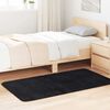 vidaXL Tappeto Shaggy a Pelo Lungo NAVARRA Nero 80x150 cm poliestere
